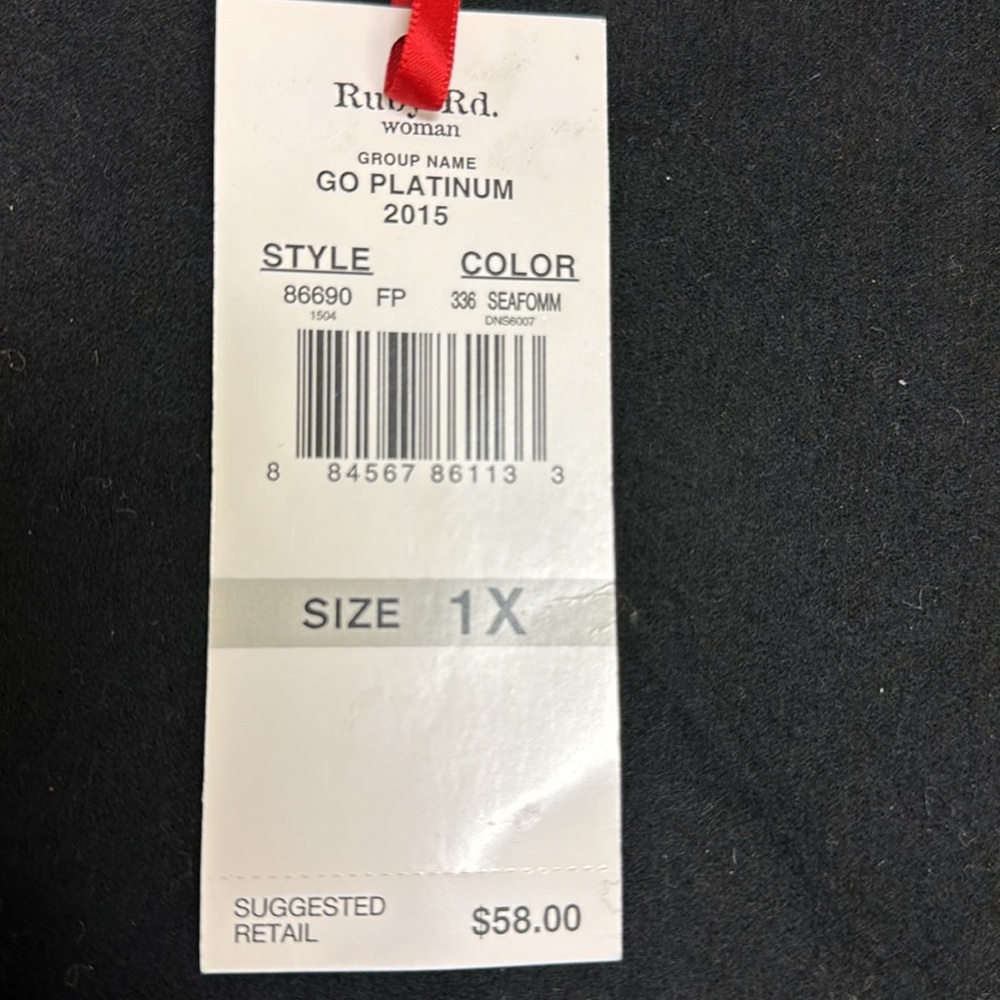 Plus size Ruby Rd. Top - Picture 3 of 5